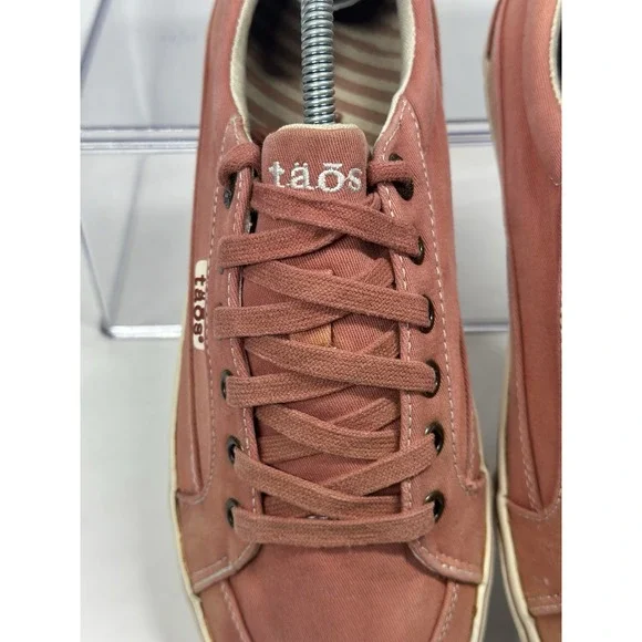 Taos Womens Moc Star Terracotta Canvas Casual Sneaker Size 8.5 MST-13482A - Picture 3 of 12